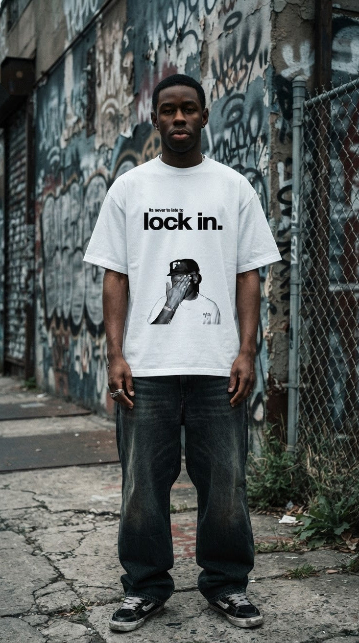 "Lock In" Motivation Graphic Tee