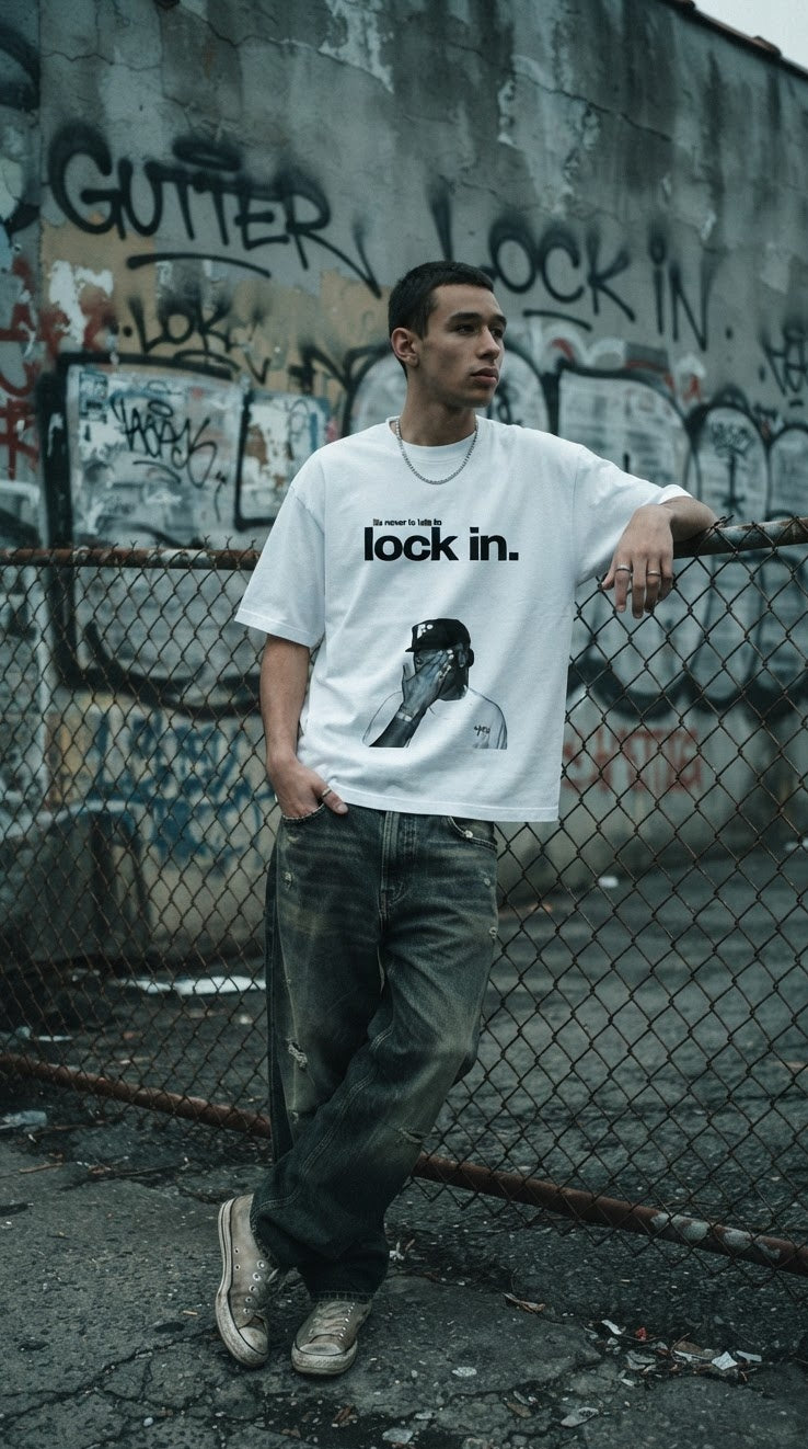 "Lock In" Motivation Graphic Tee