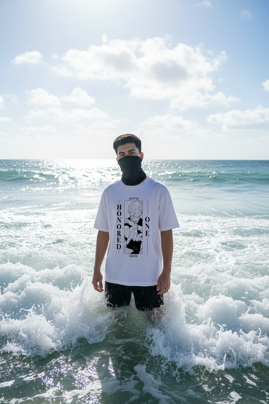 Gojo Satoru Oversized Drop-Shoulder Tee