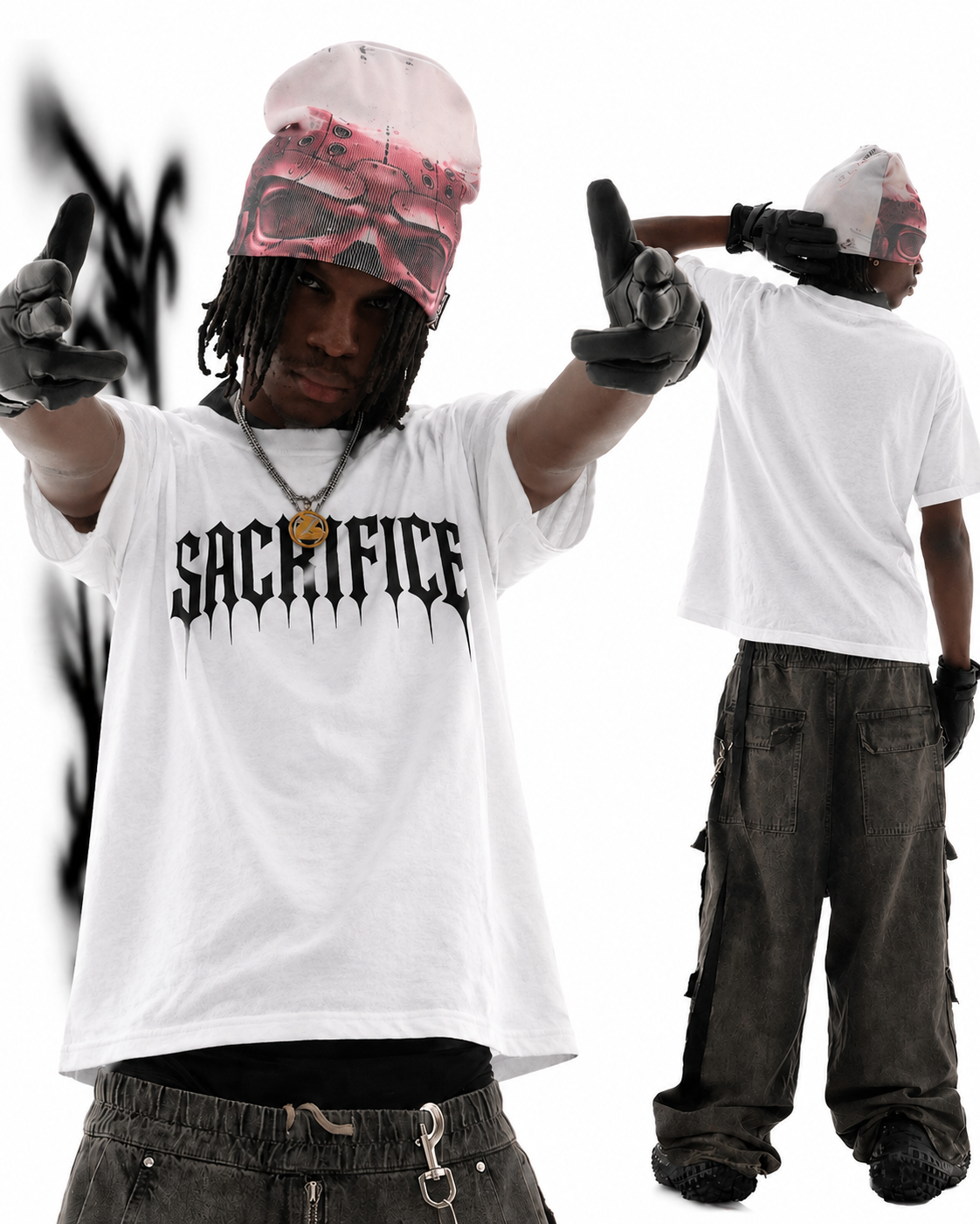 Sacrifice oversized graphic Tee