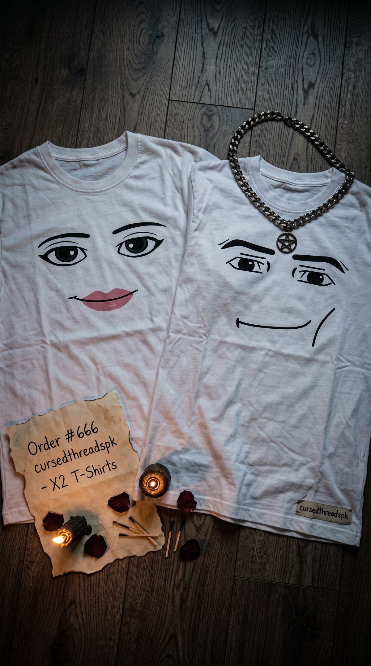 Pack of 2 Roblox Tshirt For couples