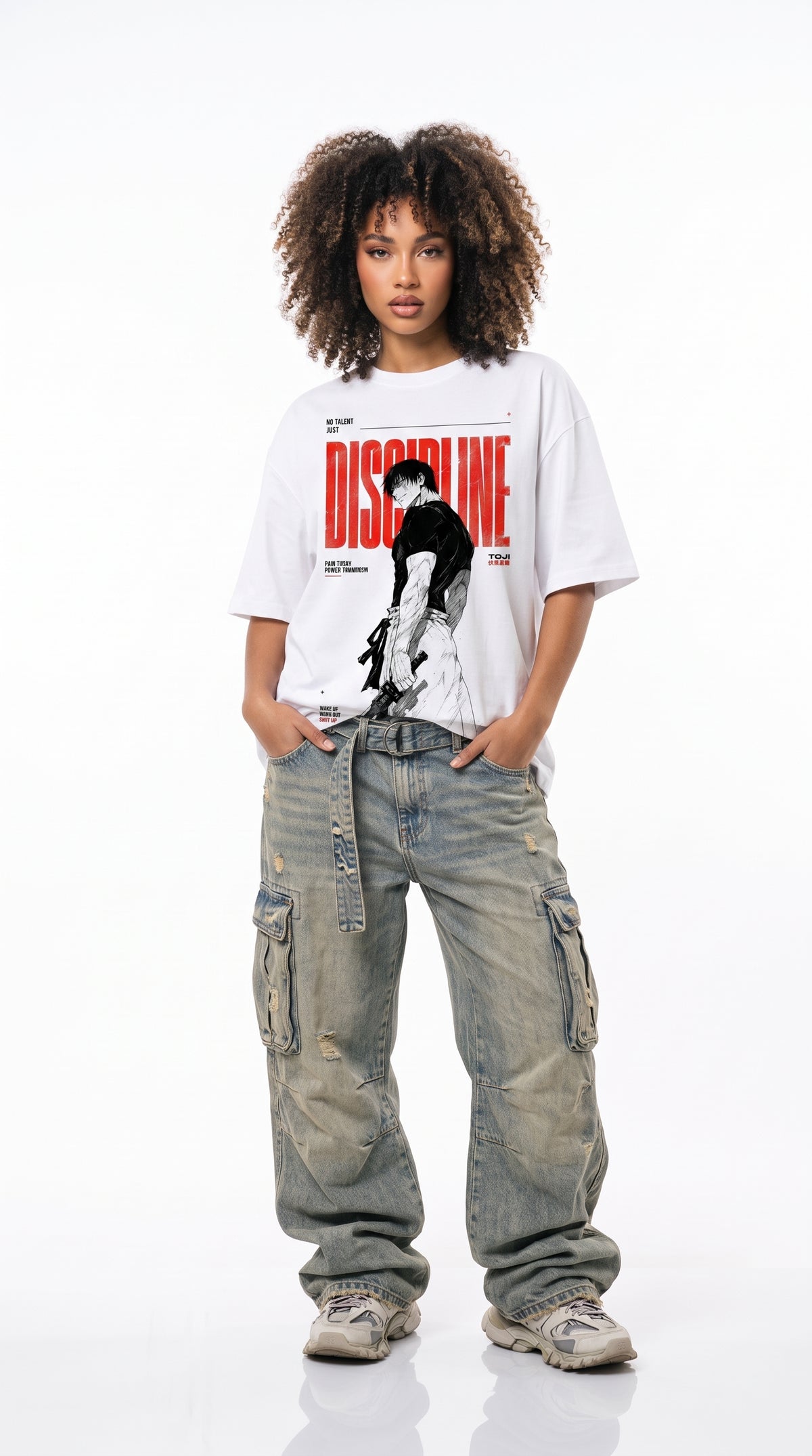The Discipline Oversized Gym Tee Toji Edition