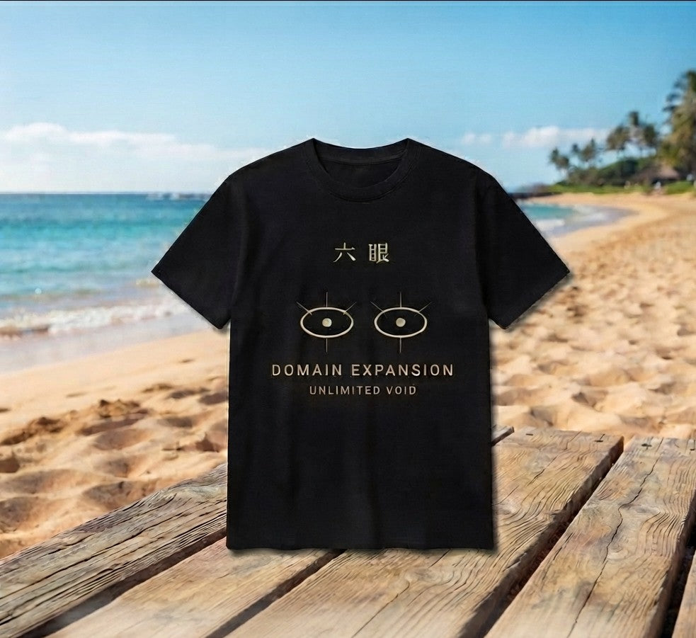 Gojo "Unlimited Void" Six Eyes Oversized Tee