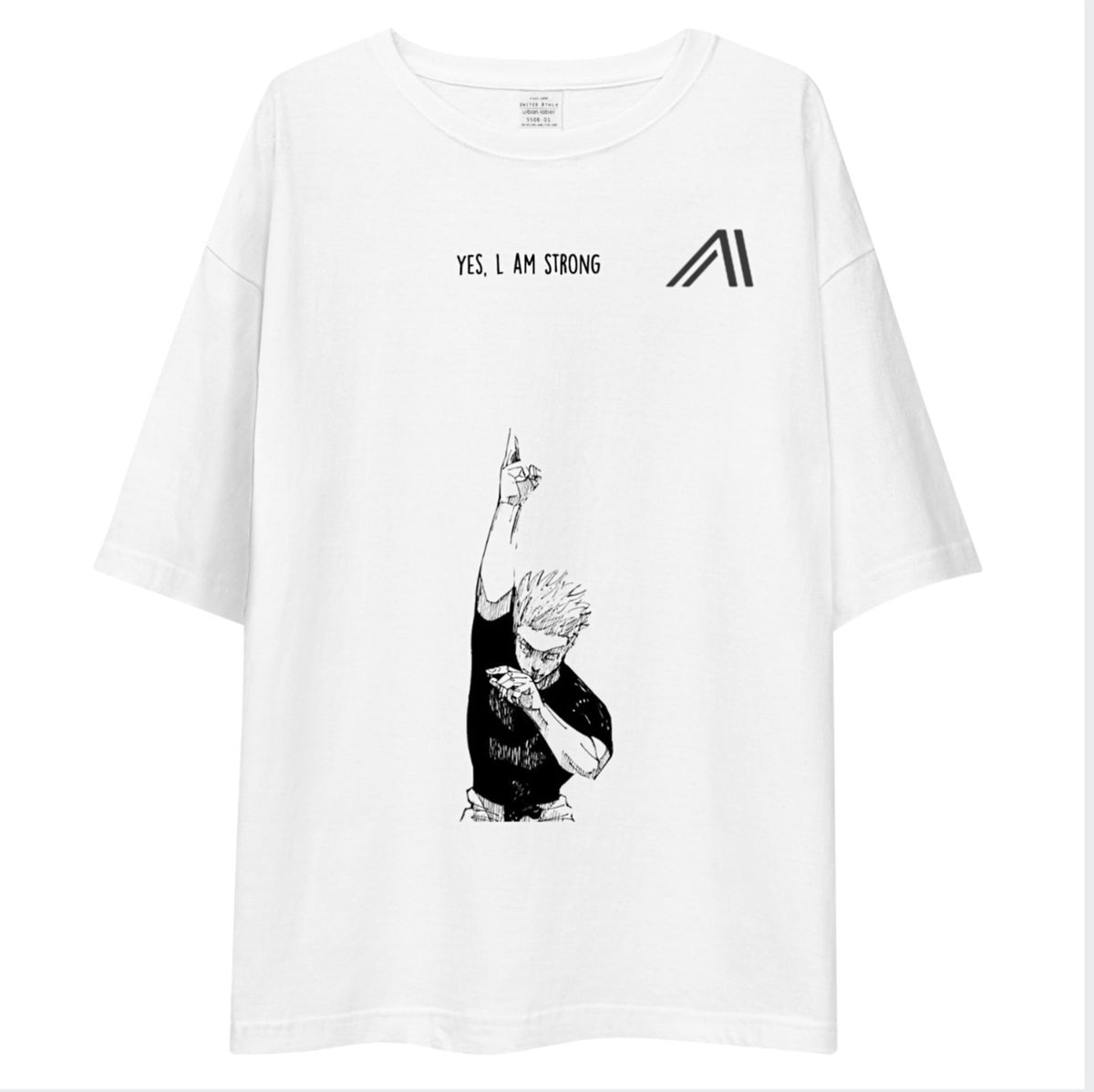 Gojo "The Strongest" Oversized Tee