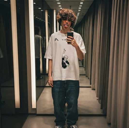 Gojo "The Strongest" Oversized Tee