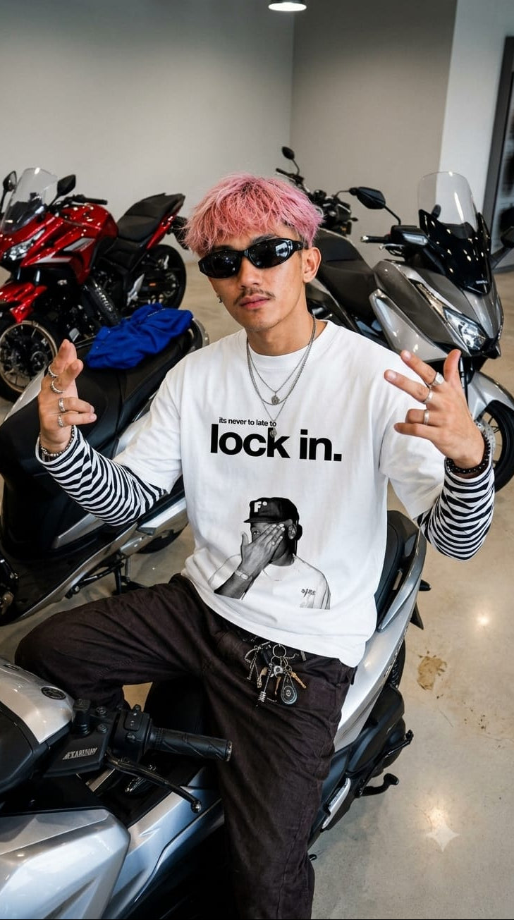 "Lock In" Motivation Graphic Tee