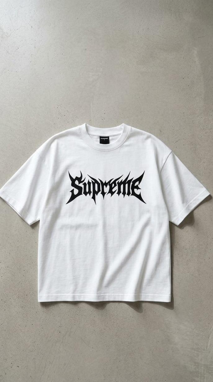 Supreme Tribal Spike drop shoulder Graphic Tee