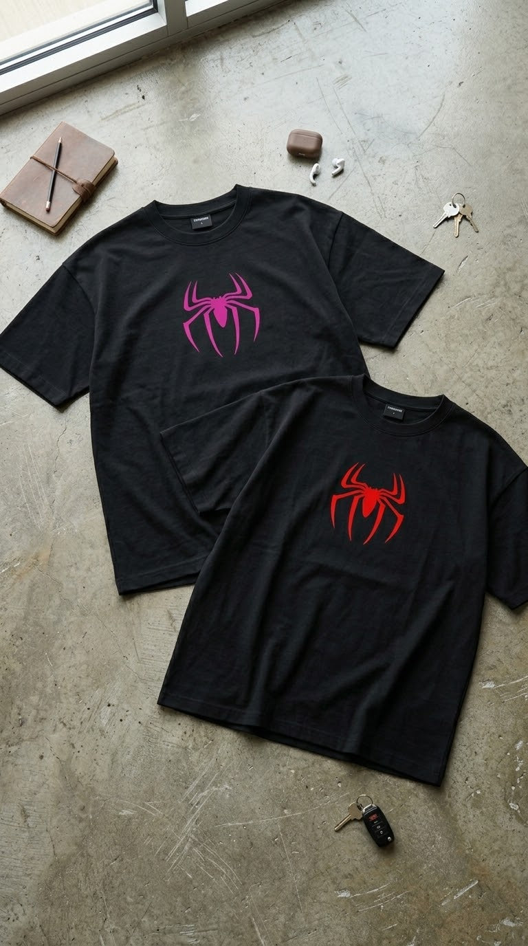 The Spider-Verse Couple’s Oversized Tee Bundle