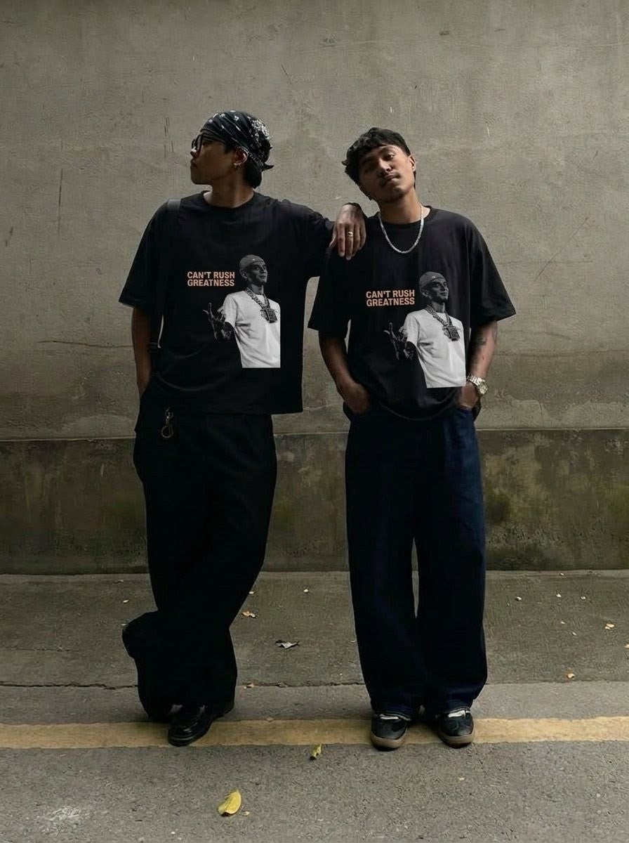 Central Cee UK Rap Graphic Drop Shoulder T-Shirt