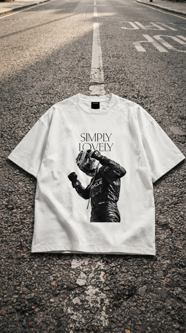 Simply Lovely Max Verstappen F1 Oversized Tee