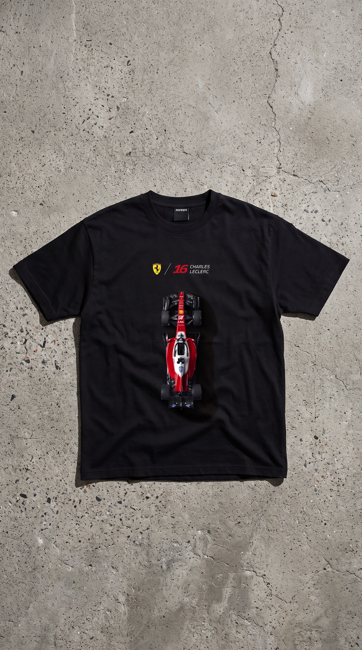 Charles Leclerc 16 F1 Oversized Drop Shoulders Tee