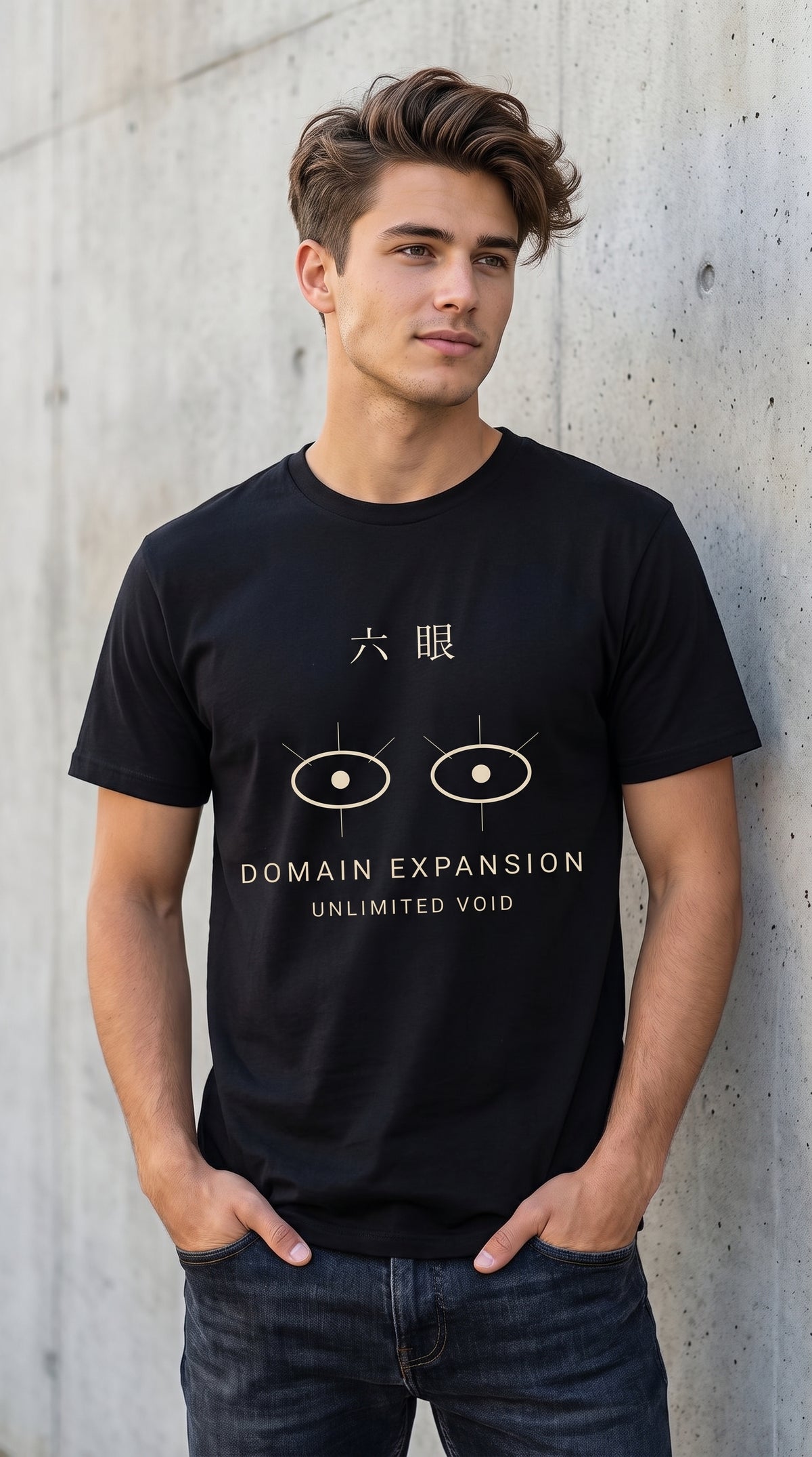 Gojo "Unlimited Void" Six Eyes Oversized Tee
