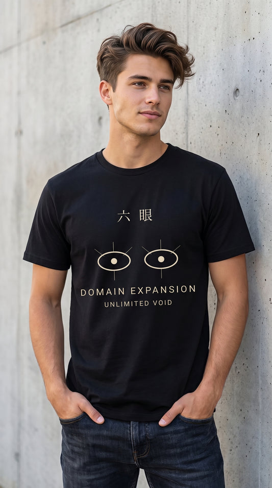 Gojo "Unlimited Void" Six Eyes Oversized Tee